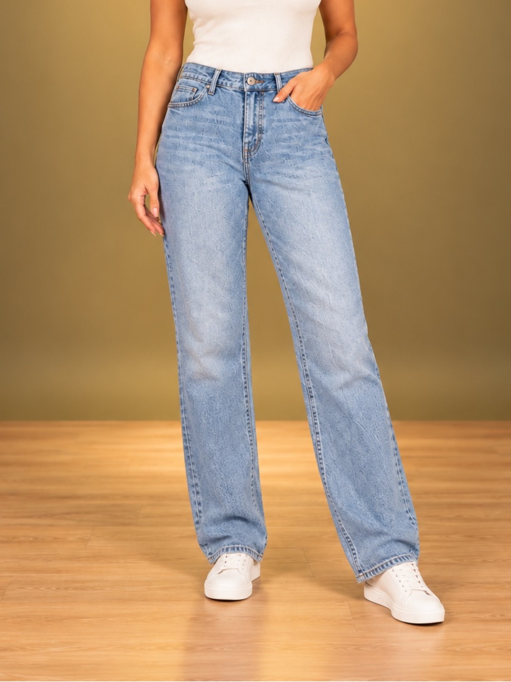 Lee Relaxed Straight Leg Jeans Women’s Size 14 Long NWT